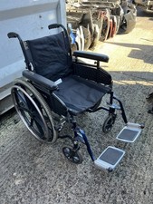 Roma Medical RMA 1418Q Lightweight Self-Propelling Wheelchair BLUE/BLACK