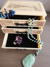 Vtg 1947 Asian Chinoiserie