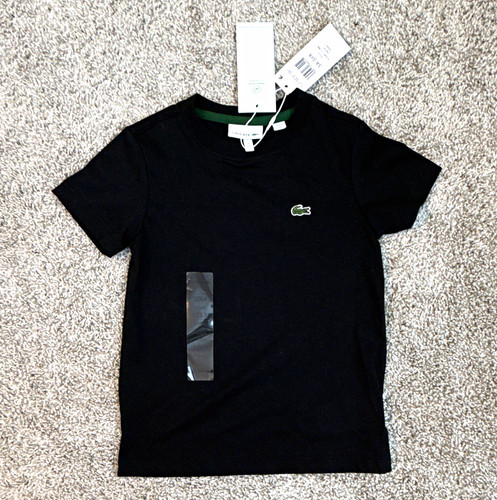 Lacoste boys black - boys, neck