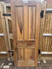 Four Panel Internal Wooden Victorian Door 194.3cm x 75cm x 3.5cm