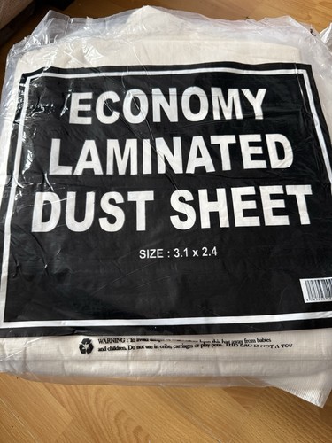 Economy laminated dust sheet - laminated,