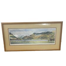 Original Snowdon Print Limited Edition 34/850 Signed John R Ockendon 73x37cm