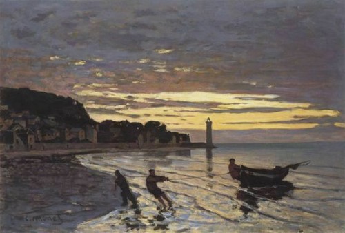 Towing boat at - a, honfleur
