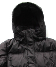 The Patagonia women's hooded puffer long coat large black polyester LJKTC567