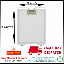 FITS TEKA UNIVERSAL COOKER HOOD WIRE MESH GREASE FILTER 33.4cm x 27.4cm pmd