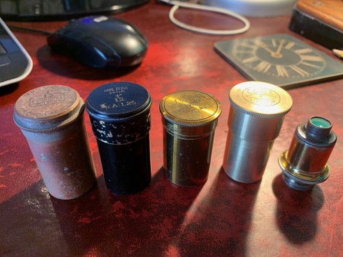 Antique microscope objective - antique,