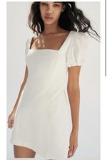Zara Ladies White Puff Sleeve