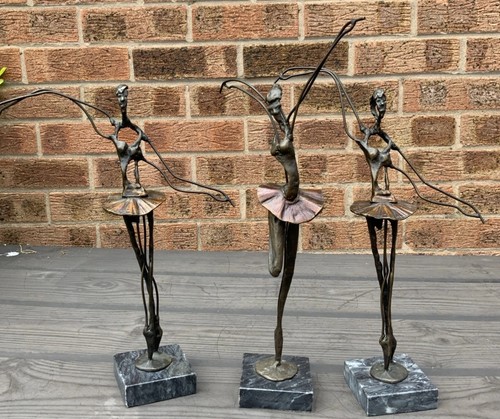 Solid bronze ballerina - 3,