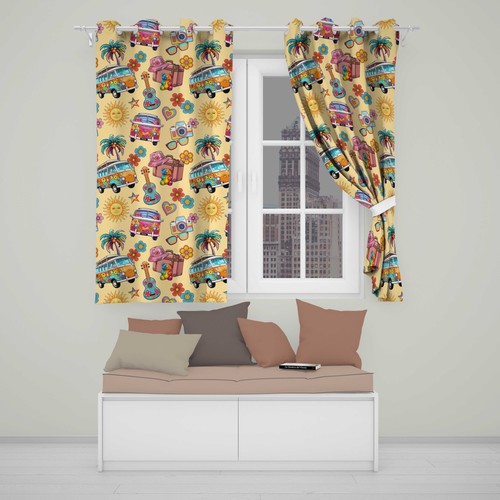 Blackout eyelet curtains - blackout,