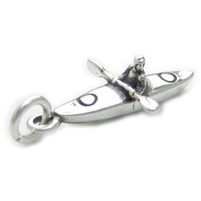 Kayak Canoe SMALL sterling silver charm .925 x 1 Kayaks and canoes charms