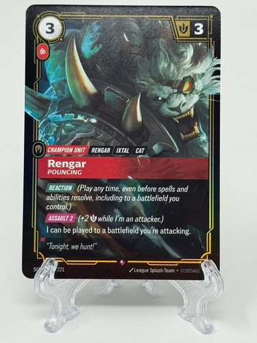 Rengar pouncing riftbound - rengar,