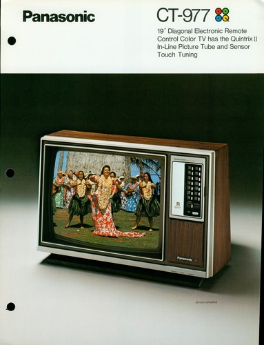 C1982 panasonic 977 - panasonic, ct-977
