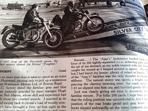 Silver city ajs matchless isdt - ajs,