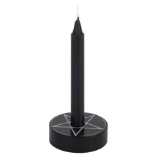 Spell candle holder black - holder, in