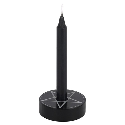 Spell candle holder black - candle,