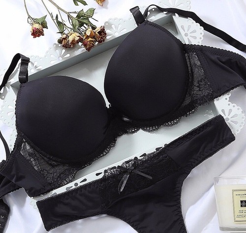 Lace push bra set women - set,