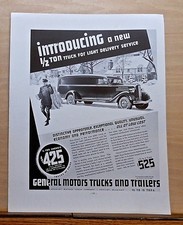 1936 magazine ad for GMC