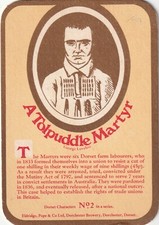 BEER MAT - ELDRIDGE POPE BREWERY - DORSET CHARACTERS - (Cat No 103) - (1979)