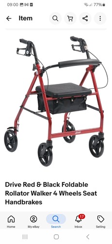 Drive red black foldable - drive, &