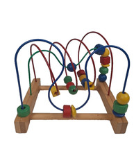 Ikea Wooden Bead Maze Activity