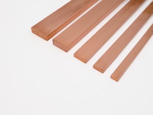 Copper flat bar cu99 - copper,