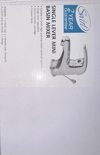 Swirl single lever mini basin - single,
