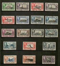 FALKLAND IS SG146-63  1938-50