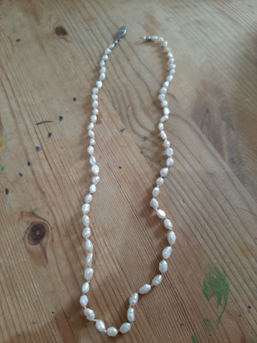 Antique pearl necklace - antique,