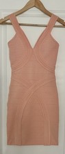 Brand New GUESS ‘Nydia’ Peach Bandage Dress • Size S (UK 6) RRP £138.00
