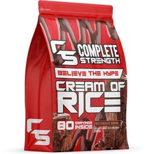 Complete Strength Cream of Rice 2Kg - 80 Servings Weight Mass Gainer Breakfast