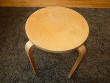 IKEA Birch Bent Plywood FROSTA Stackable Stool number 4