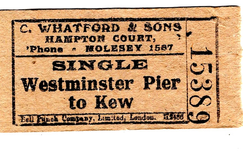 Steamer ferry ticket - /,