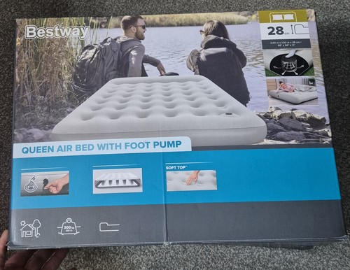 Bestway queen size air - size, bed
