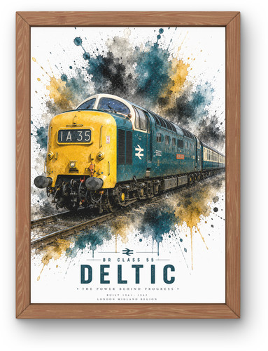 Class deltic train - class, 55