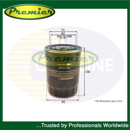 Premier oil filter - oil,