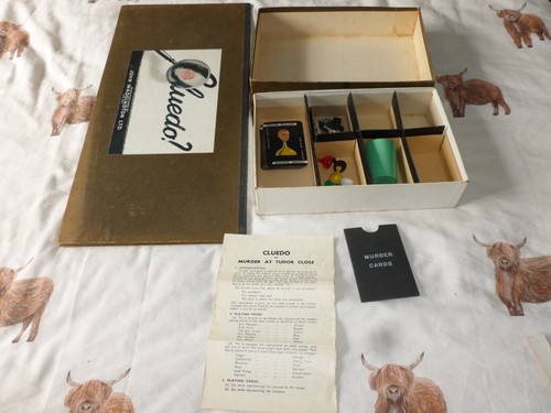 Vintage 1949 cluedo board - vintage,