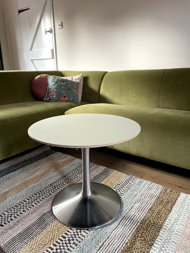 New round linoleum coffee - new,