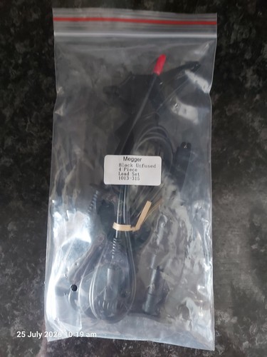 Megger black unfused piece - unfused,