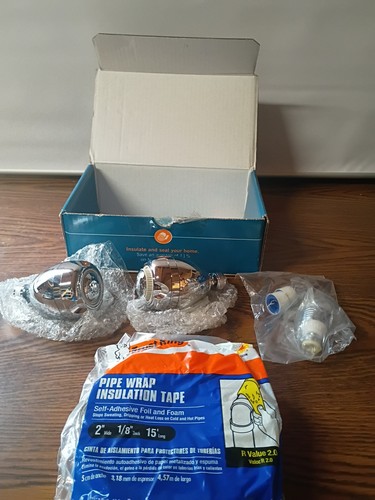 Shower heads and - and, wrap