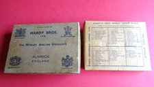 2X VINTAGE EMPTY HARDY FISHING TACKLE BOXES