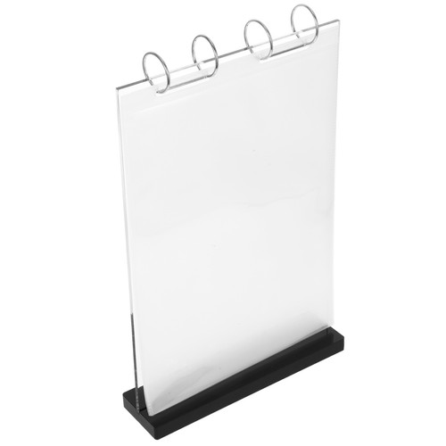 Tabletop sign holder clear - tabletop,