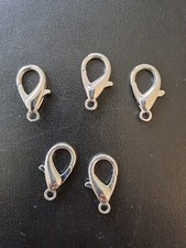 Pack of 20 20mm Silver Lobster Clasp for Jewellery And Craft