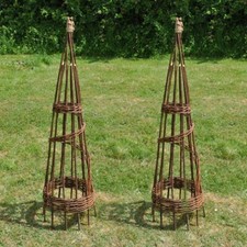 Willow garden obelisk wooden - garden,