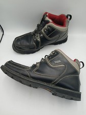 Rockport Size 11.5  XCS Hydro Shield Black Leather Mens Boots EU 46.5
