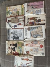 9x 1980s Vintage Sewing Patterns