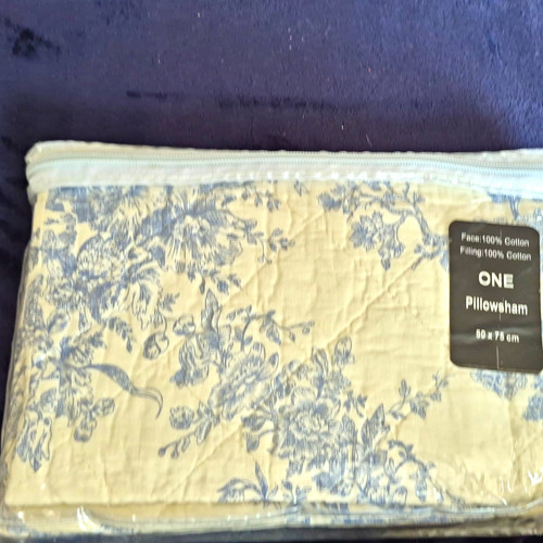 100 cotton toile pillowsham - cotton,