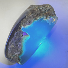 Blue amber raw natural - amber,