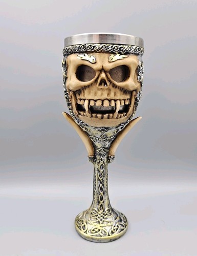 Resin metal goblet - resin, cup