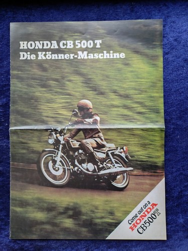 Honda 500t brochure - cb,