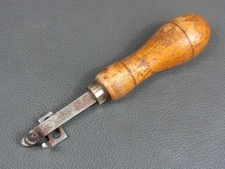 Vintage cobbler fenced punch bit groover leather working tool by George Barnsley